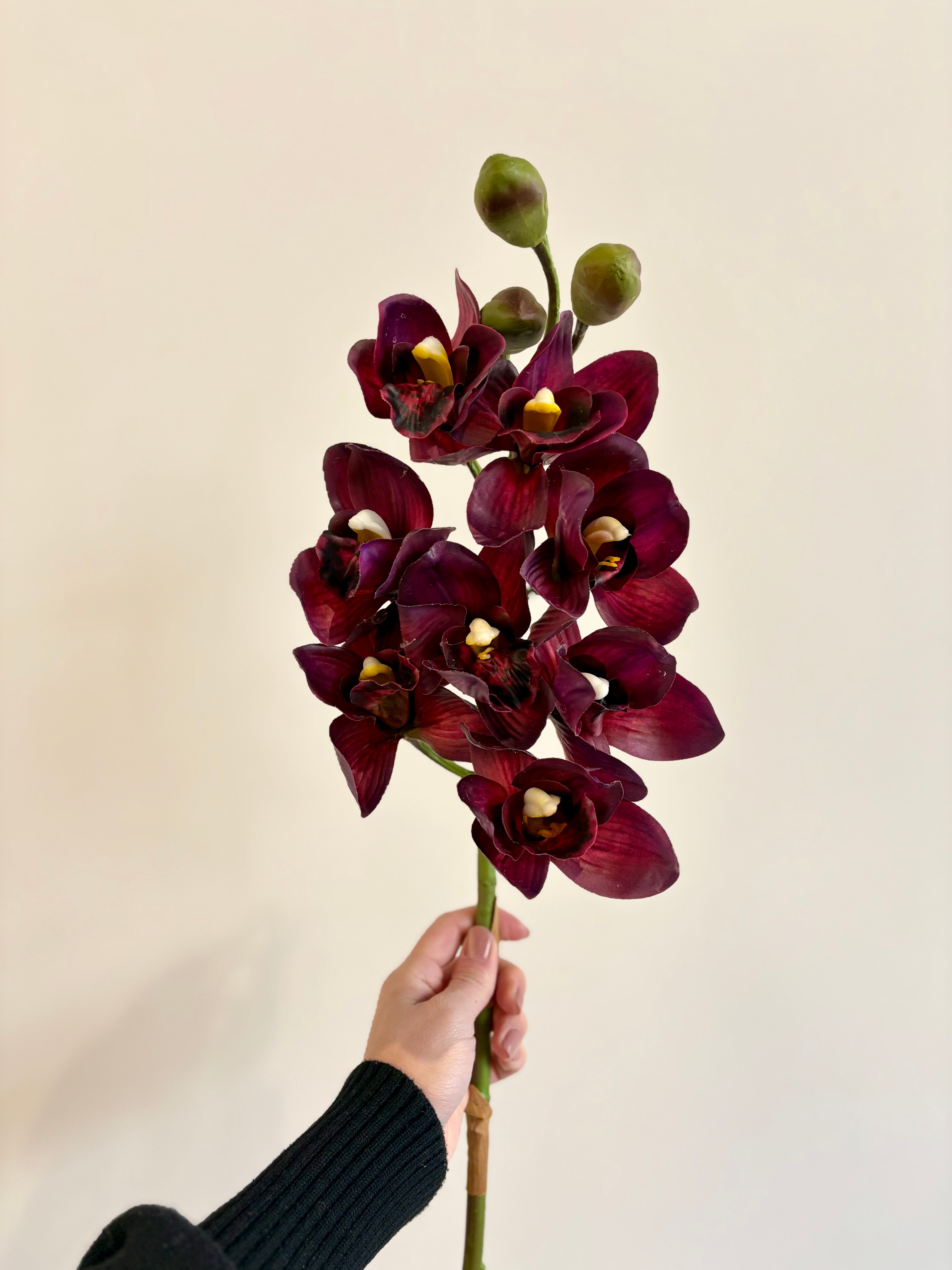 シンビジューム(ワインレッド) – Artificial Flowers kiki
