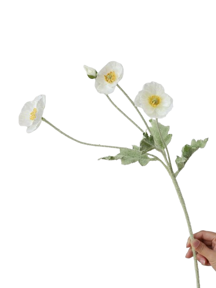 ポピー ホワイト – Artificial Flowers kiki