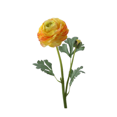 ラナンキュラス(オレンジイエロー) Artificial Flowers kiki