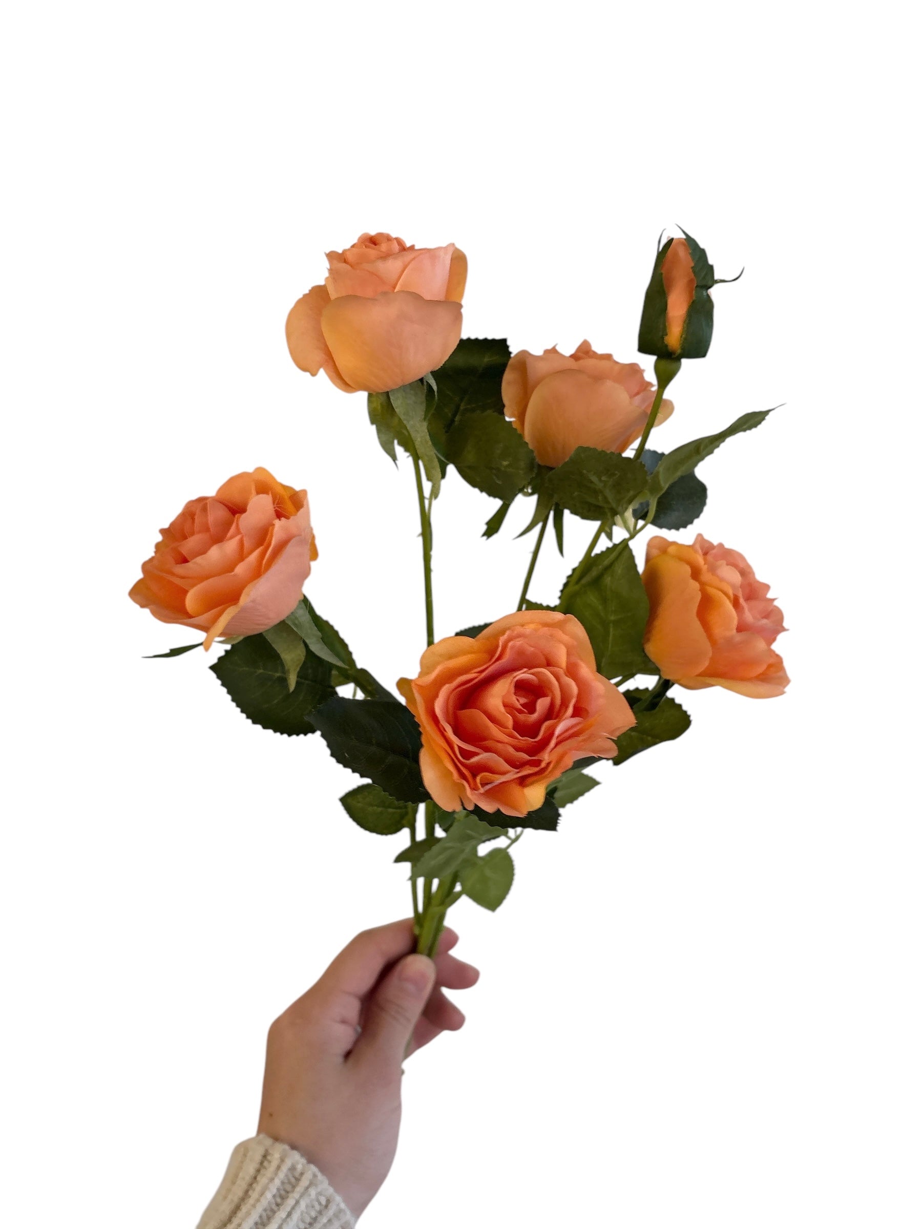 スプレー薔薇(コーラルオレンジ)