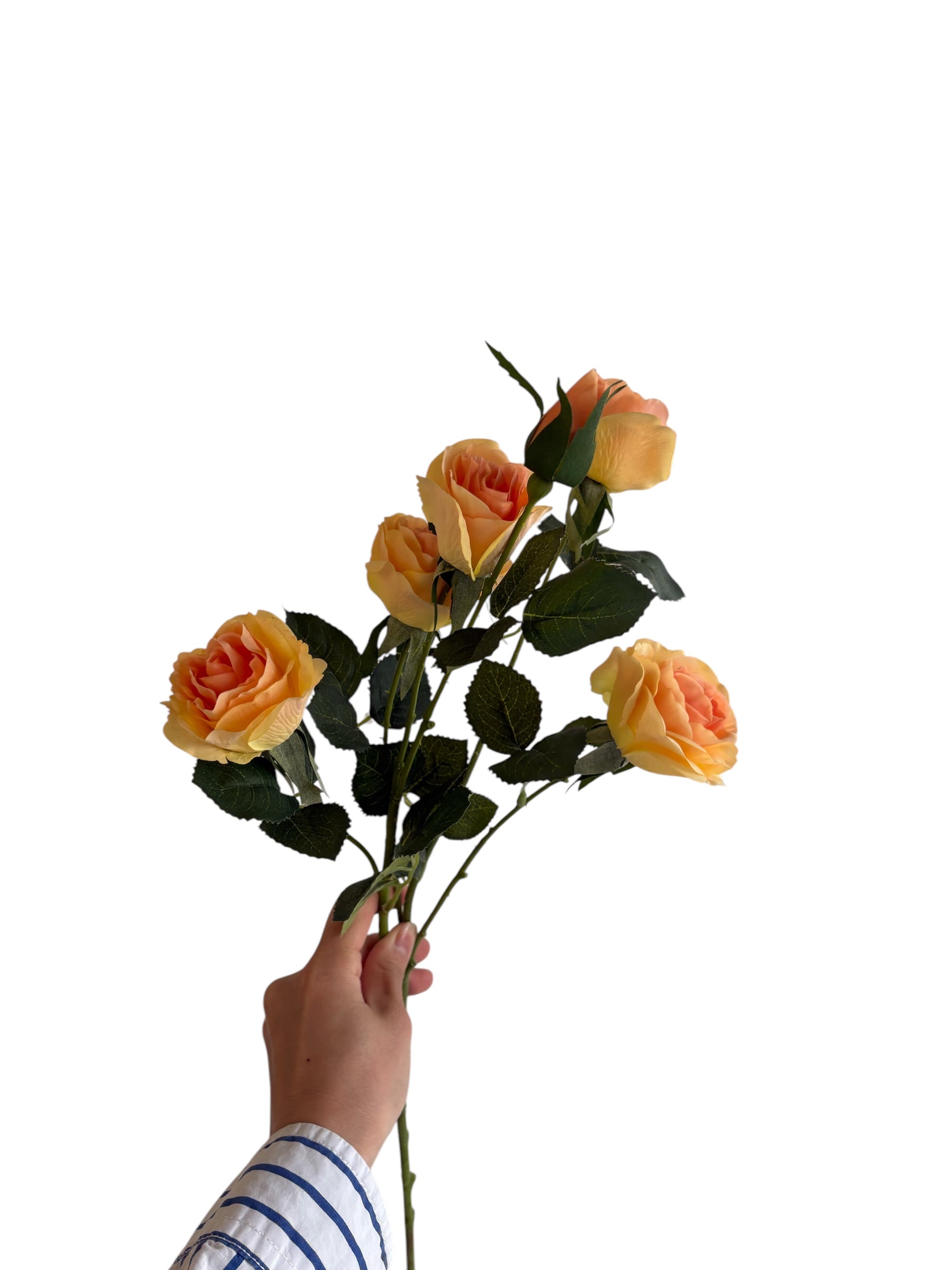 スプレー薔薇（ライトオレンジグレーデーション）