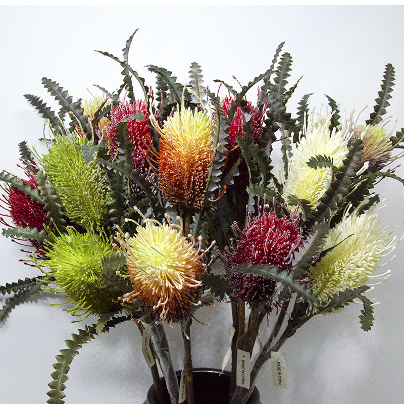 バンクシア(レッド) Artificial Flowers kiki
